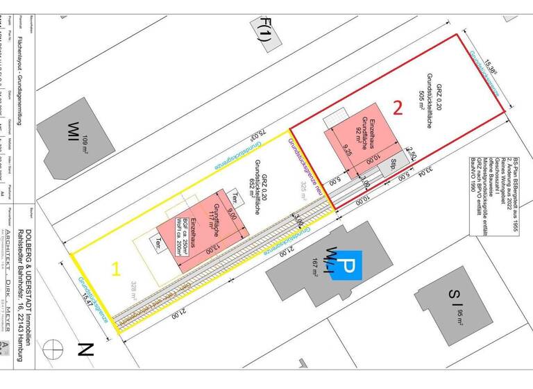Grundstück zum Kauf 449.000 € 652 m² Grundstück Bergstedt Hamburg / Bergstedt 22395