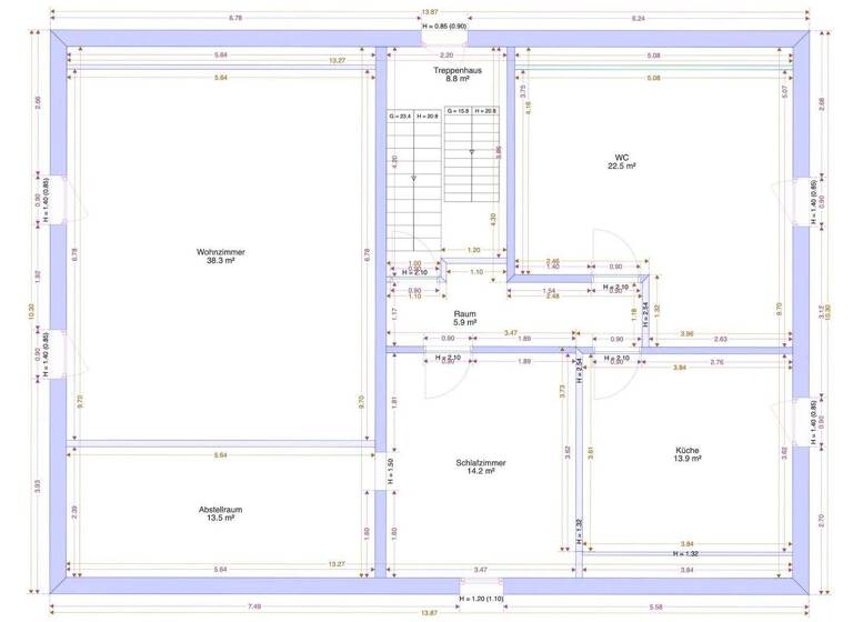 Mehrfamilienhaus zum Kauf 210.000 € 9 Zimmer 250 m² 290 m² Grundstück Aach Dornstetten 72280