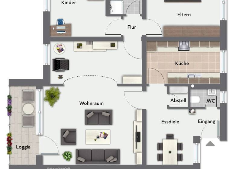 Wohnung zum Kauf 349.000 € 4 Zimmer 98,2 m² Wienburg Münster 48147