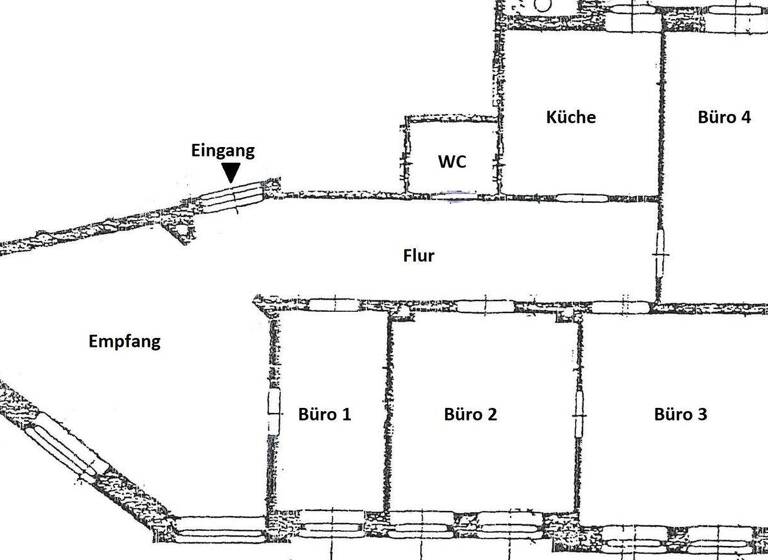 Büro zur Miete provisionsfrei 850 € 5 Zimmer 100 m² Bürofläche Gustav-Graf-Straße 2 Meißen 01662
