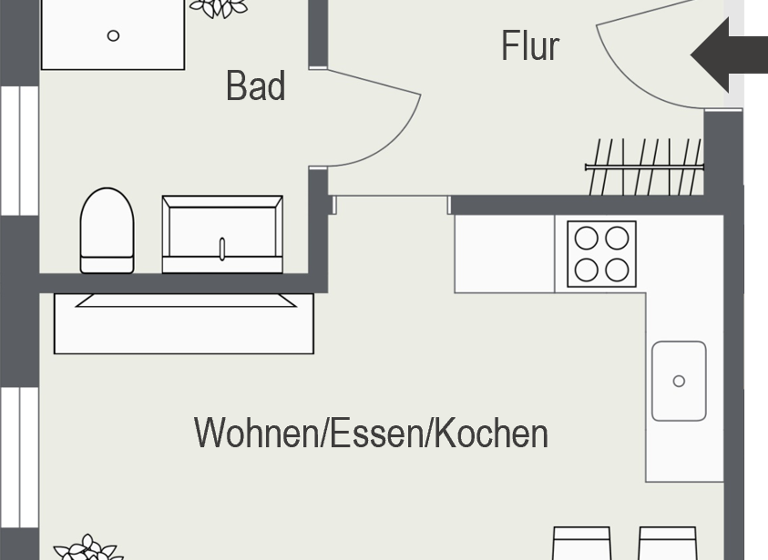 Wohnung zum Kauf provisionsfrei 585.000 € 2 Zimmer 50,6 m²<br/>Wohnfläche Allach-Untermenzing München 80999