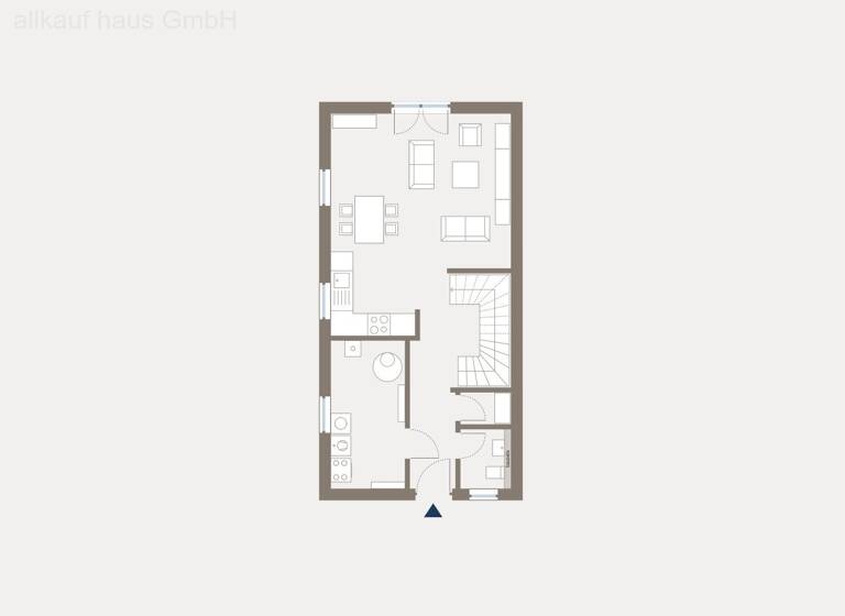 Doppelhaushälfte zum Kauf provisionsfrei 461.059 € 3 Zimmer 113,6 m² 413 m² Grundstück Großauheim Hanau 63457