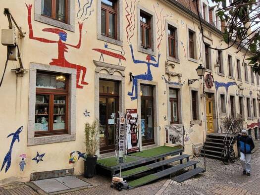 Laden zur Miete provisionsfrei 480 € 2 Zimmer 47 m² Verkaufsfläche Alaunstraße 70 Äußere Neustadt Dresden 01099