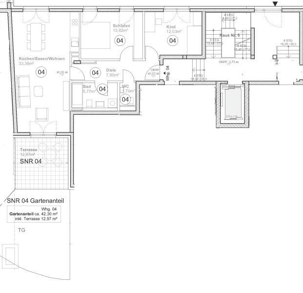 Wohnung zur Miete 975 € 3 Zimmer 81,3 m²<br/>Wohnfläche EG<br/>Geschoss Glockenhof Nürnberg 90461