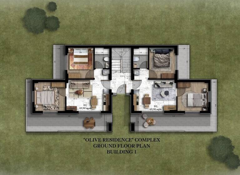 Studio zum Kauf 94.000 € 1 Zimmer 37 m² Skala Sotiros, Thassos