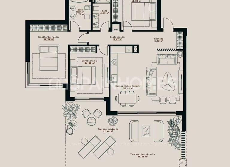 Penthouse zum Kauf 1.550.000 € 4 Zimmer 324 m² EG Málaga 29650