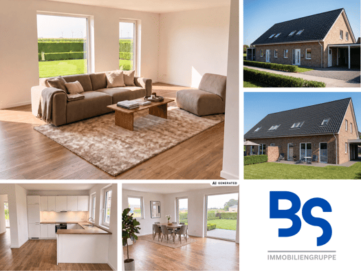Doppelhaushälfte zum Kauf - Erstbezug 395.000 € 4 Zimmer 132,6 m² 421 m² Grundstück Dörphof 24398