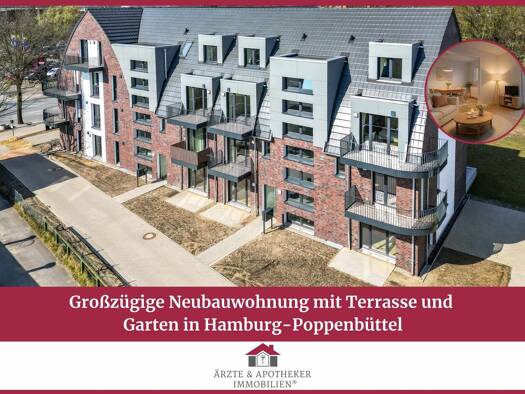 Wohnung zum Kauf - Erstbezug 689.000 € 2 Zimmer 95,8 m² Poppenbüttel Hamburg 22399
