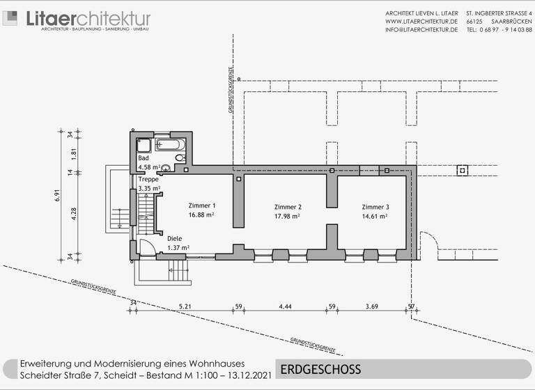 Bauernhaus zum Kauf 99.000 € 3 Zimmer 75 m² 690 m² Grundstück frei ab sofort Scheidter Straße 7 Scheidt Saarbrücken 66133