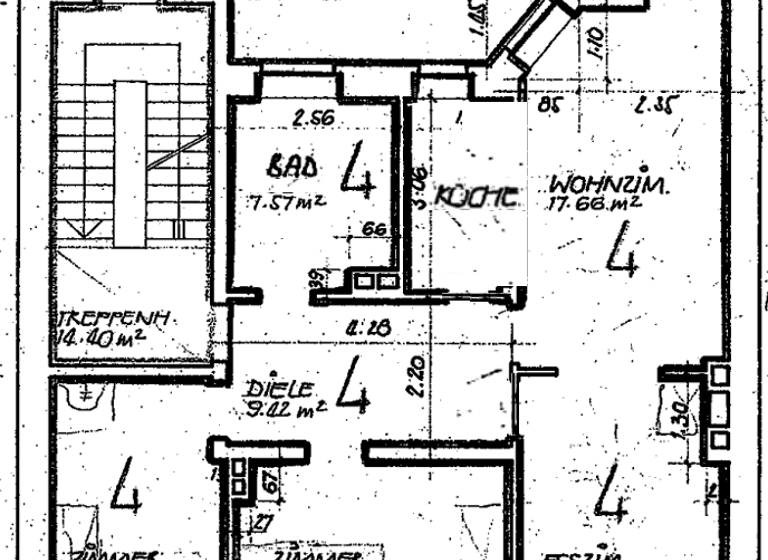 Wohnung zur Miete 1.565 € 2,5 Zimmer 95 m²<br/>Wohnfläche 2/2<br/>Geschoss Speestraße 17 Trier-Süd Trier 54290