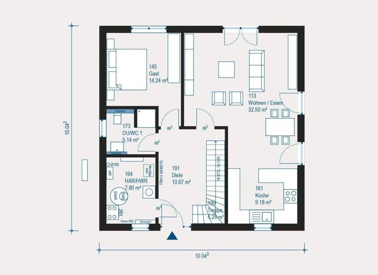 Einfamilienhaus zum Kauf 669.900 € 5 Zimmer 166 m² 551,8 m² Grundstück Würmersheim Durmersheim 76448