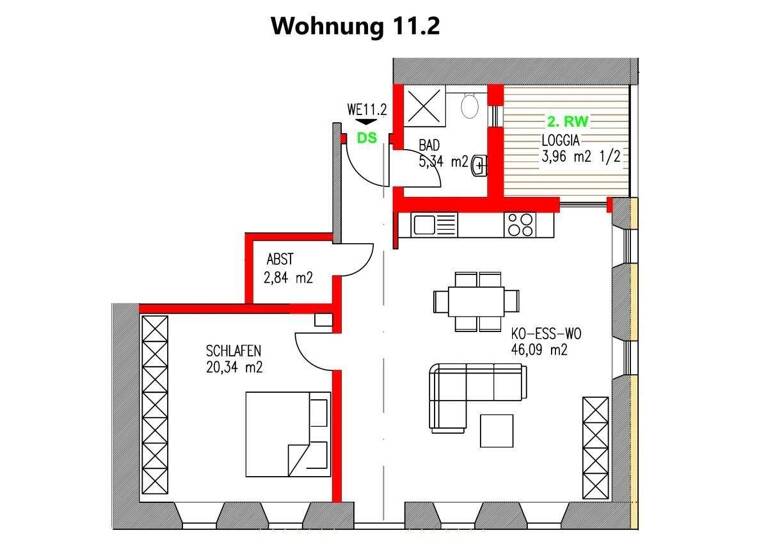 Wohnung zum Kauf provisionsfrei 353.600 € 2 Zimmer 78,6 m² Schweich 54338
