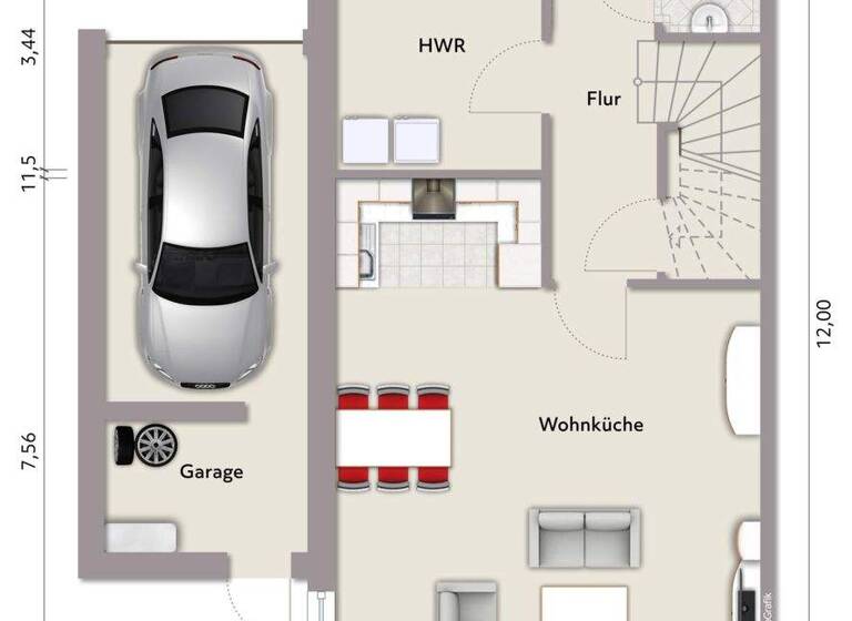Doppelhaushälfte zum Kauf - Erstbezug 336.350 € 4 Zimmer 110 m² 256 m² Grundstück Papenburg 26871