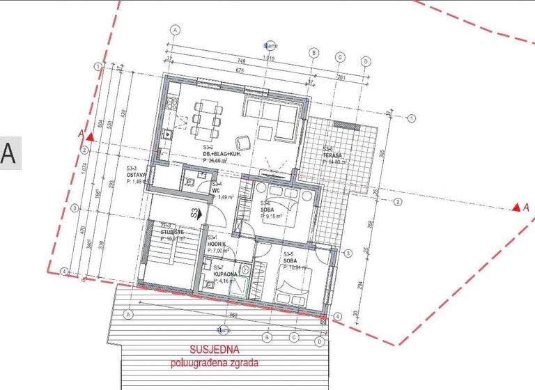 Wohnung zum Kauf 290.500 € 3 Zimmer 73 m² 1. Geschoss Dobrinj 51514