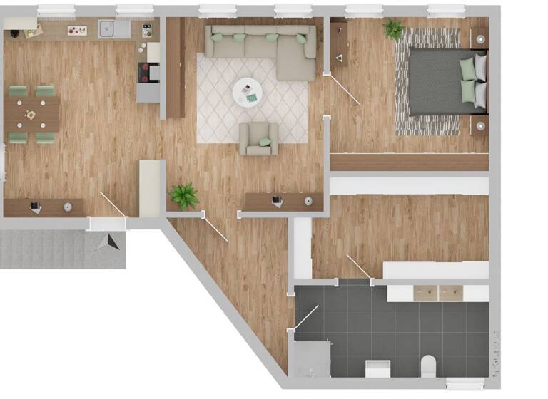 Wohnung zur Miete 470 € 2 Zimmer 52 m²<br/>Wohnfläche 01.07.2025<br/>Verfügbarkeit Großkarlbach 67229