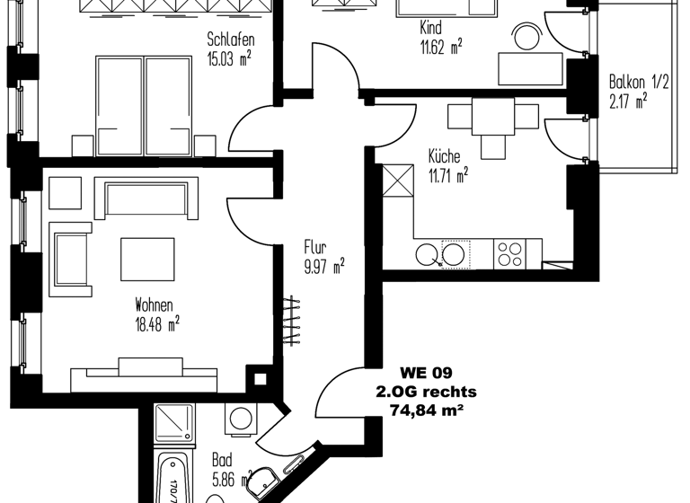 Wohnung zum Kauf 222.000 € 3 Zimmer 74,8 m² 5 Geschosse Plaußiger Straße 39 Sellerhausen-Stünz Leipzig 04318