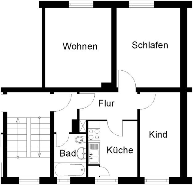 Wohnung zur Miete 603 € 3 Zimmer 57,4 m²<br/>Wohnfläche 1.<br/>Geschoss 07.01.2025<br/>Verfügbarkeit Carl-Legien-Str. 10 Schinkel 102 Osnabrück 49084