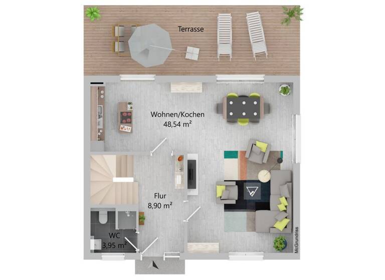 Doppelhaushälfte zum Kauf provisionsfrei 869.405 € 5 Zimmer 198,6 m² 179,6 m² Grundstück Bergheim Augsburg 86199