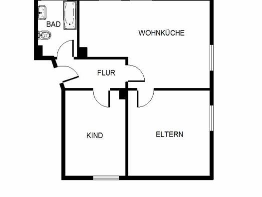Wohnung zur Miete 309 € 2 Zimmer 40,5 m² 2. Geschoss frei ab 01.02.2027 Bülsestraße 66 Scholven Gelsenkirchen 45896