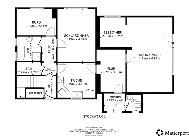 Mehrfamilienhaus zum Kauf 249.000 € 5 Zimmer 145 m² 1.051 m² Grundstück Wietze 29323