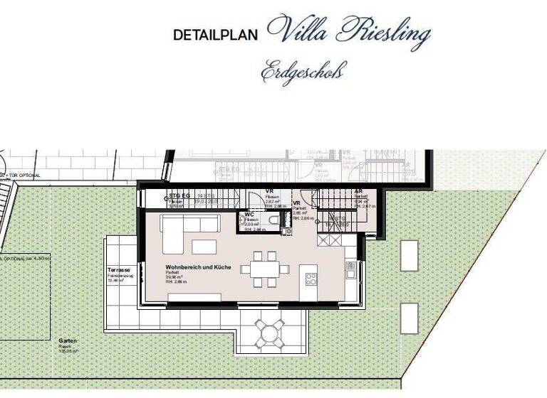 Doppelhaushälfte zum Kauf - Erstbezug 1.295.000 € 5 Zimmer Feldergasse Klosterneuburg 3400