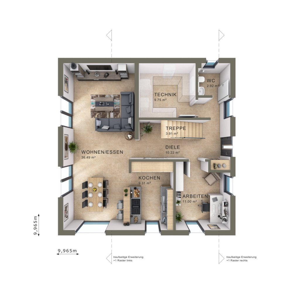 Einfamilienhaus zum Kauf provisionsfrei 849.900 € 6 Zimmer 168 m²<br/>Wohnfläche 880 m²<br/>Grundstück Im Eck 4a Groß Rohrheim 68649