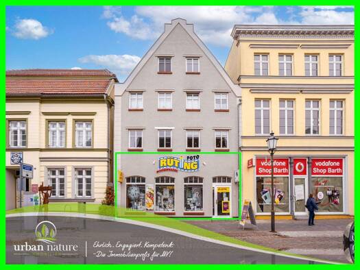 Laden zur Miete 980 € 140 m² Verkaufsfläche Stadtkern Barth 18356