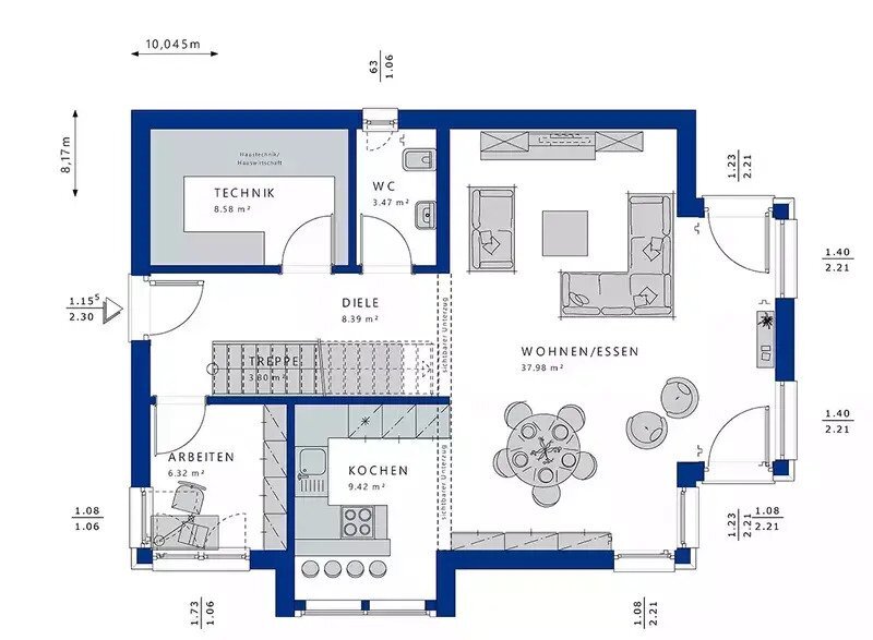 Haus zum Kauf 503.095 € 5 Zimmer 145 m²<br/>Wohnfläche 690 m²<br/>Grundstück Dittelbrunn Dittelbrunn 97456