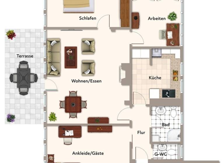 Wohnung zum Kauf 449.000 € 4 Zimmer 100 m²<br/>Wohnfläche Dachgeschoss<br/>Geschoss Werder (Havel) Werder 14542