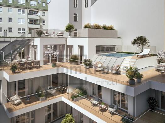 Wohnung zum Kauf - Neubau 569.100 € 2 Zimmer 47,9 m² 2. Geschoss Wien 1040