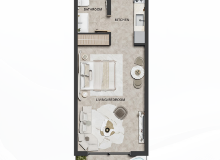 Studio zum Kauf - Erstbezug provisionsfrei 190.116 € 1 Zimmer 50,5 m² Dubai