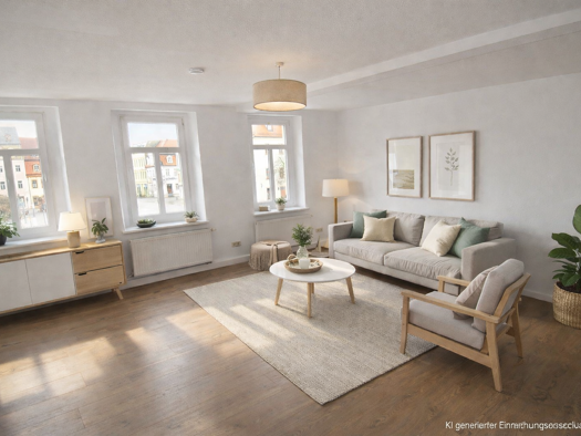 Wohnung zur Miete 449 € 2 Zimmer 66 m² Geschoss 1/3 frei ab sofort Markt 4 Borna 04552