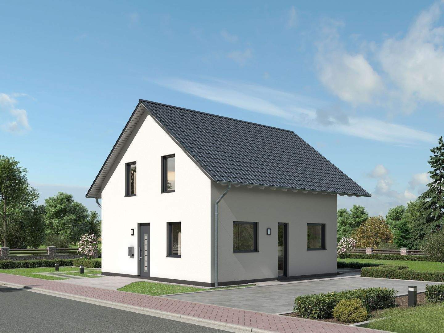 Immobilie in Teuchern - Schlüsselfertiges Massivhaus in Teuchern inklusive Grundstück - Bild 1