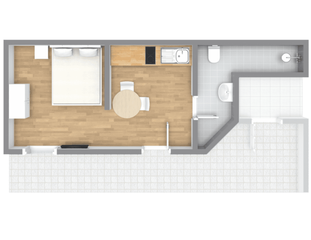 Wohnung zur Miete Wohnen auf Zeit 1.565 € 1 Zimmer 24 m²<br/>Wohnfläche 09.01.2025<br/>Verfügbarkeit Siegesstrasse Deutz Köln 50679