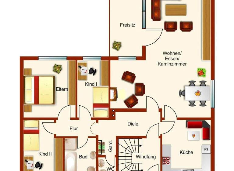 Einfamilienhaus zum Kauf 399.000 € 7 Zimmer 220 m² 800 m² Grundstück Emmerich 46446
