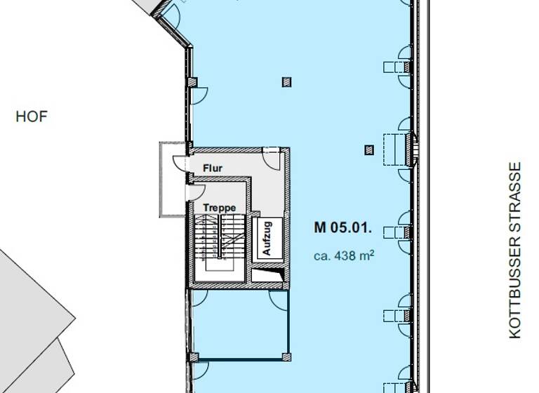 Bürogebäude zur Miete provisionsfrei 25 € 438 m²<br/>Bürofläche ab 438 m²<br/>Teilbarkeit Kreuzberg Berlin 10999