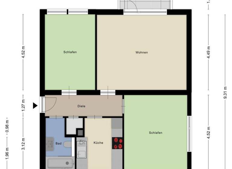 Wohnung zum Kauf 245.000 € 3 Zimmer 77 m² 6. Geschoss Elsdorf Köln 51145