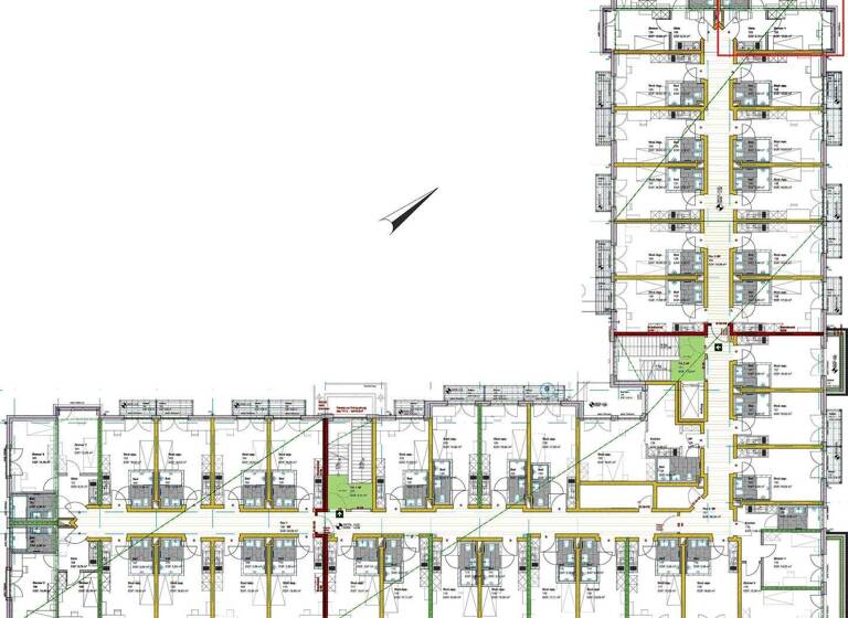 Wohnung zur Miete 906 € 2 Zimmer 39,4 m² 1. Geschoss Philipp-Müller-Straße 25 Wismar-West Wismar 23966
