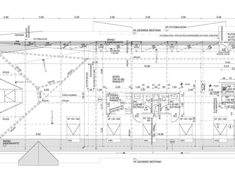 Büro zur Miete 4.949 € 5 Zimmer Wien,Landstraße 1030