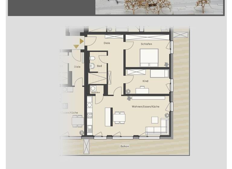 Wohnung zur Miete 1.530 € 3 Zimmer 113 m²<br/>Wohnfläche Dachgeschoss, 1.<br/>Geschoss Leopoldstraße 67 Coburg Coburg 96450