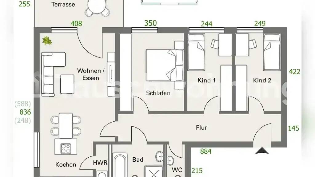 Wohnung zur Miete Tauschwohnung 1.100 € 4 Zimmer 96 m² Altstadt Erfurt 99096