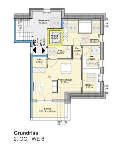 Wohnung zum Kauf provisionsfrei 285.800 € 3 Zimmer 71,7 m² frei ab sofort Siedlinghausen Winterberg 59955