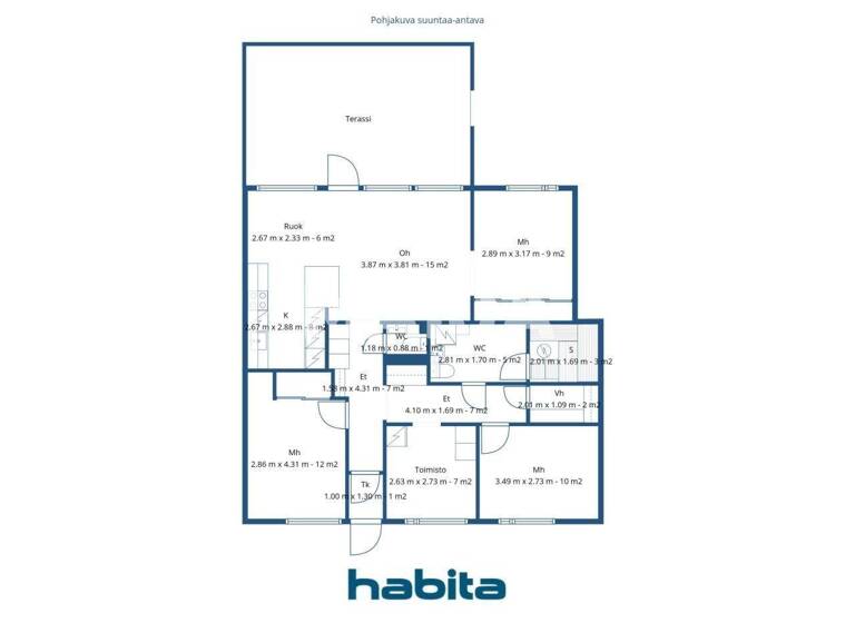Reihenmittelhaus zum Kauf 148.000 € 5 Zimmer 102 m² 5.600 m² Grundstück Rinnepolku 6 Siilinjärvi 70910