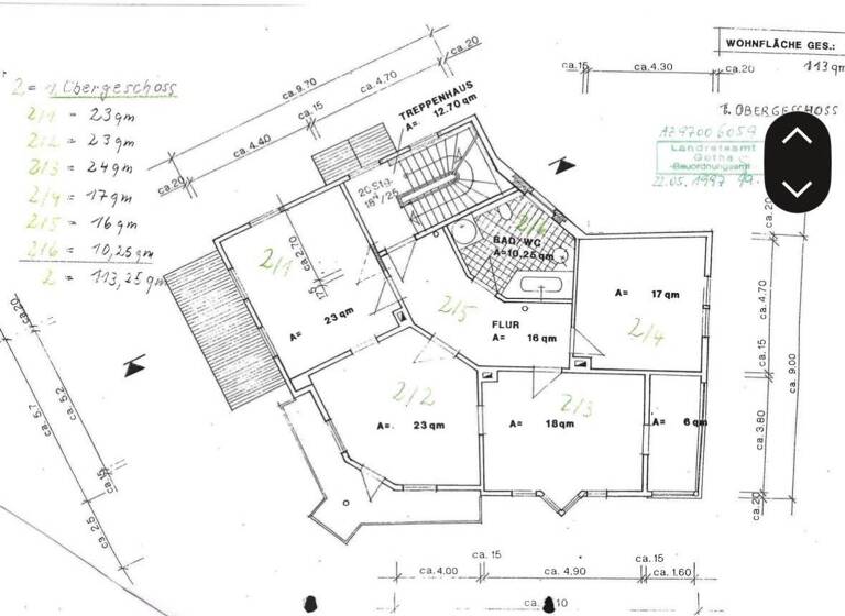 Wohnung zur Miete 900 € 3 Zimmer 113 m² Geschoss 1/2 frei ab 01.05.2026 Bad Tabarz 99891