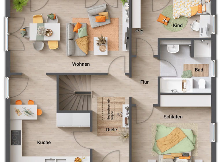 Bungalow zum Kauf 252.150 € 3 Zimmer 90 m² 330 m² Grundstück Groß Santersleben 39343