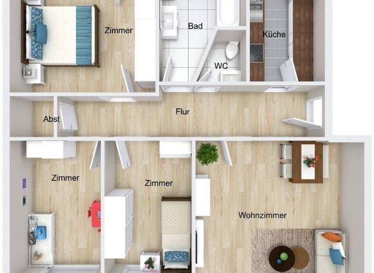 Wohnung zum Kauf provisionsfrei 249.000 € 4 Zimmer 89 m² Holtenau Kiel 24159