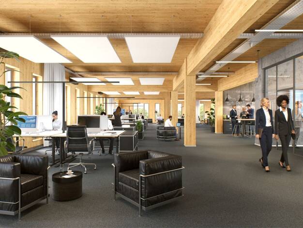 Bürofläche zur Miete provisionsfrei 16,50 € 2.512 m² Bürofläche teilbar ab 390 m² Marienwerder Herrenhausen - Stöcken 30419