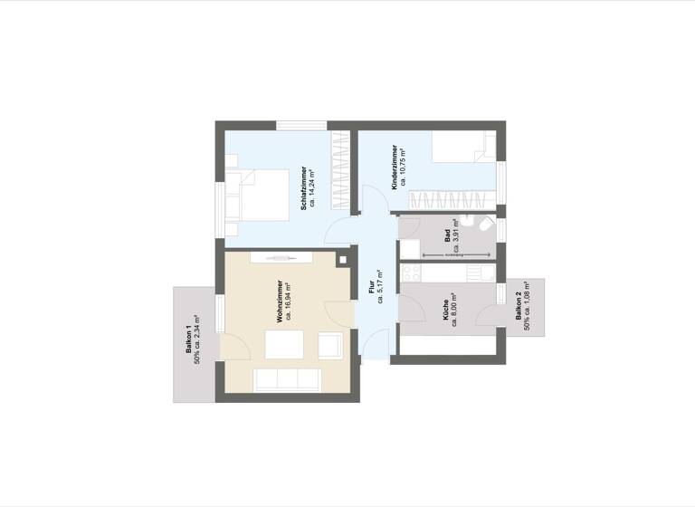 Wohnung zum Kauf 259.000 € 3 Zimmer 75 m²<br/>Wohnfläche EG<br/>Geschoss Weil am Rhein Weil am Rhein 79576