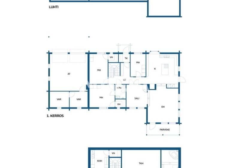 Einfamilienhaus zum Kauf 190.000 € 7 Zimmer 245 m² 1.417 m² Grundstück Pohjankuja 9 Iitti 47400