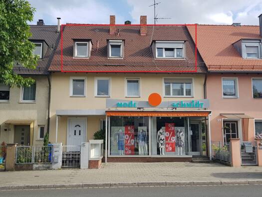 Wohnung zur Miete 650 € 2 Zimmer 55 m² Geschoss 2/3 frei ab 01.05.2026 Wallensteinstraße 35 St Leonhard Nürnberg 90439